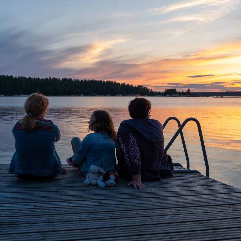 Family at the Dock